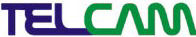 logo de telcam en azul y verde